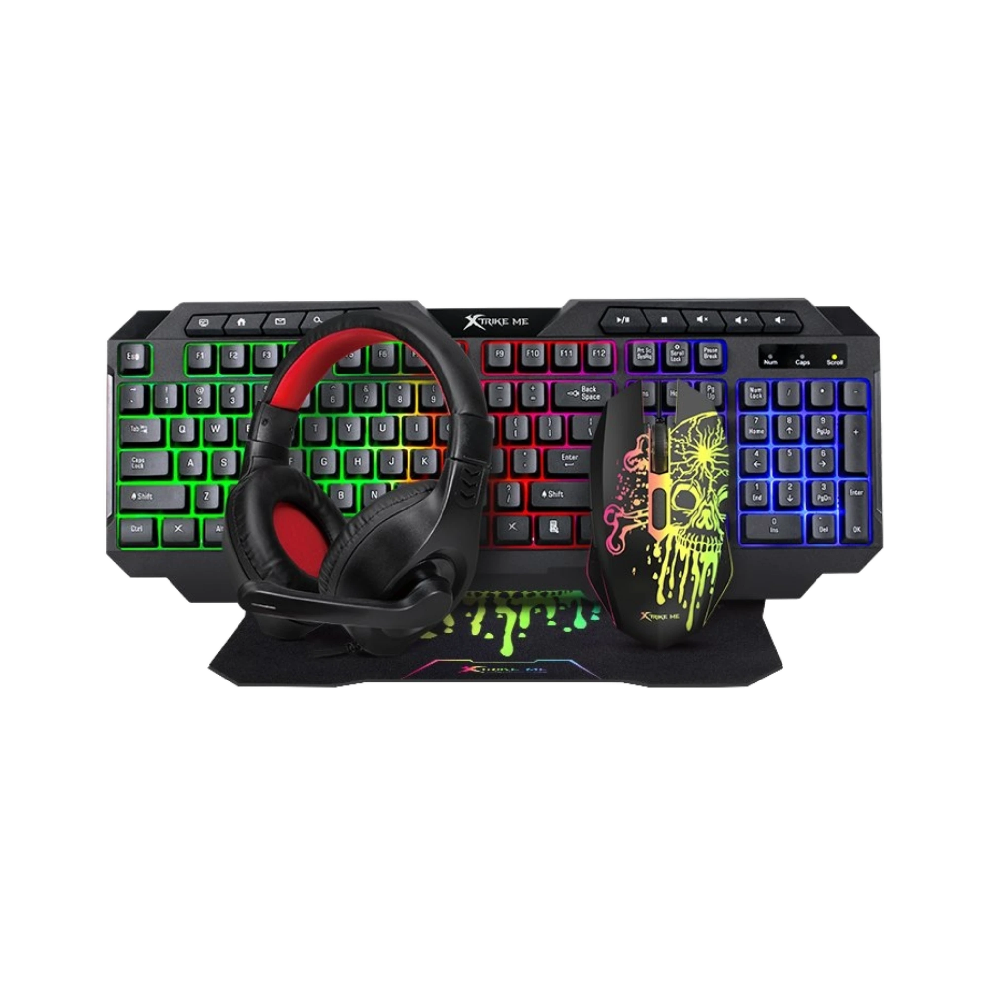 XTRIKE ME CMX-415 EN Gaming Wired Combo 4in1