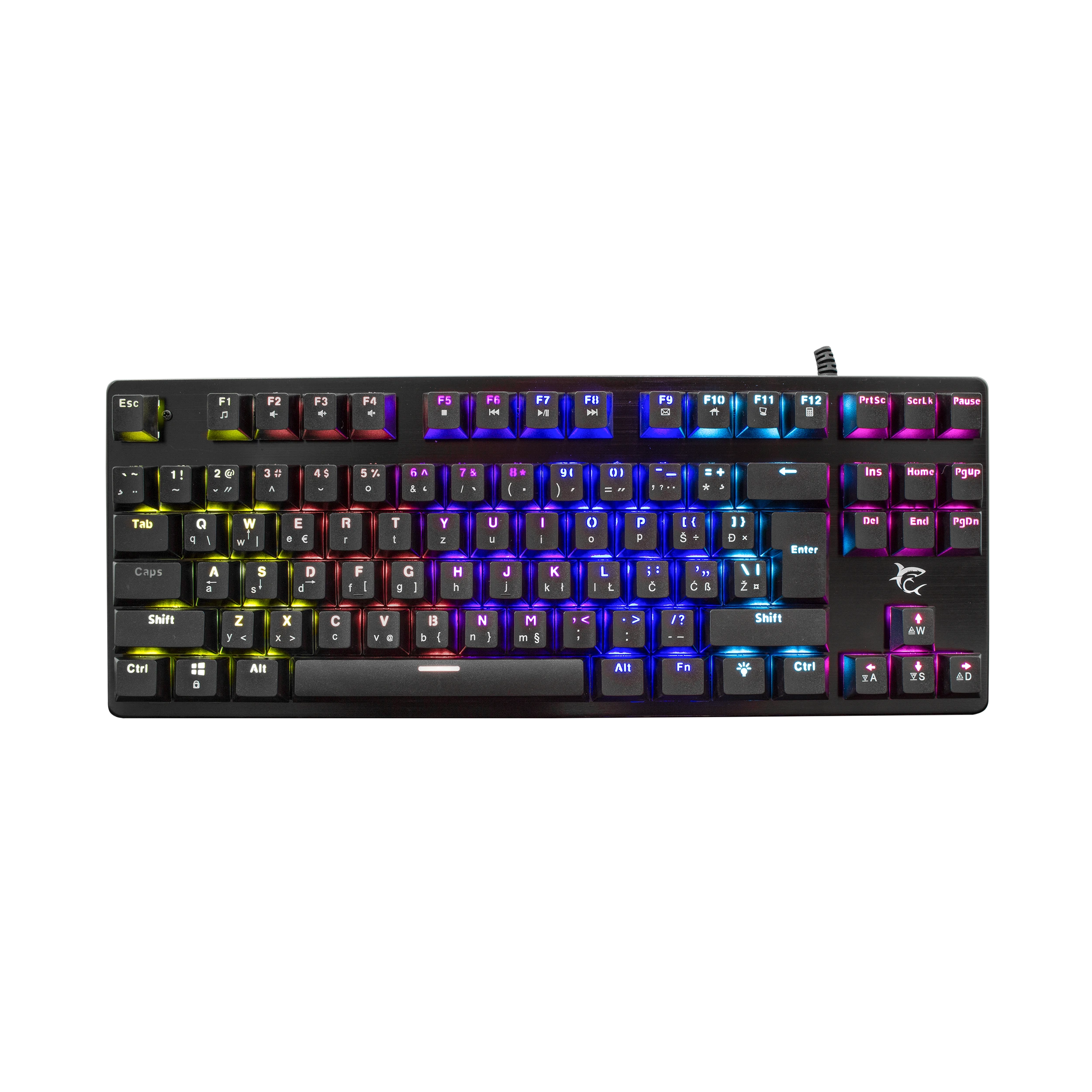 Gaming Tastiere Metal Mekanike SPARTANWhite Shark